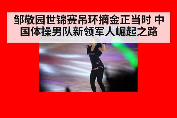 邹敬园世锦赛吊环摘金正当时 中国体操男队新领军人崛起之路